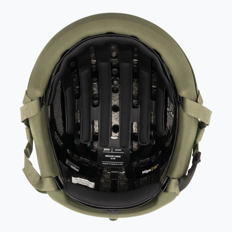 Casco da sci POC Calyx verde epidoto opaco 9