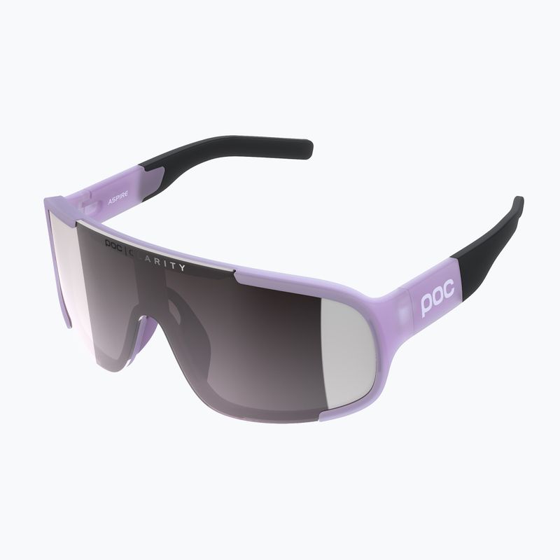 Occhiali da sole POC Aspire purple quartz translucent/clarity road silver