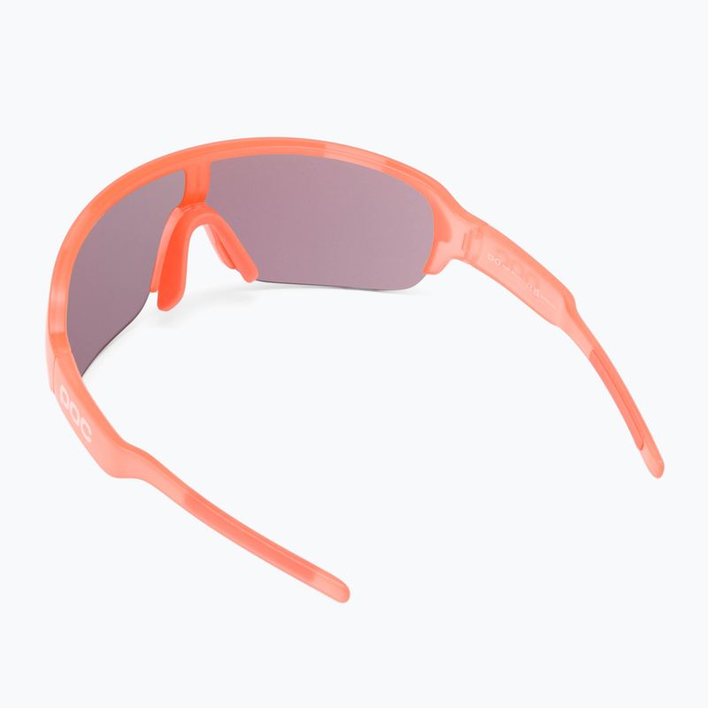 Occhiali da sole POC Do Half Blade arancione fluorescente traslucido 2