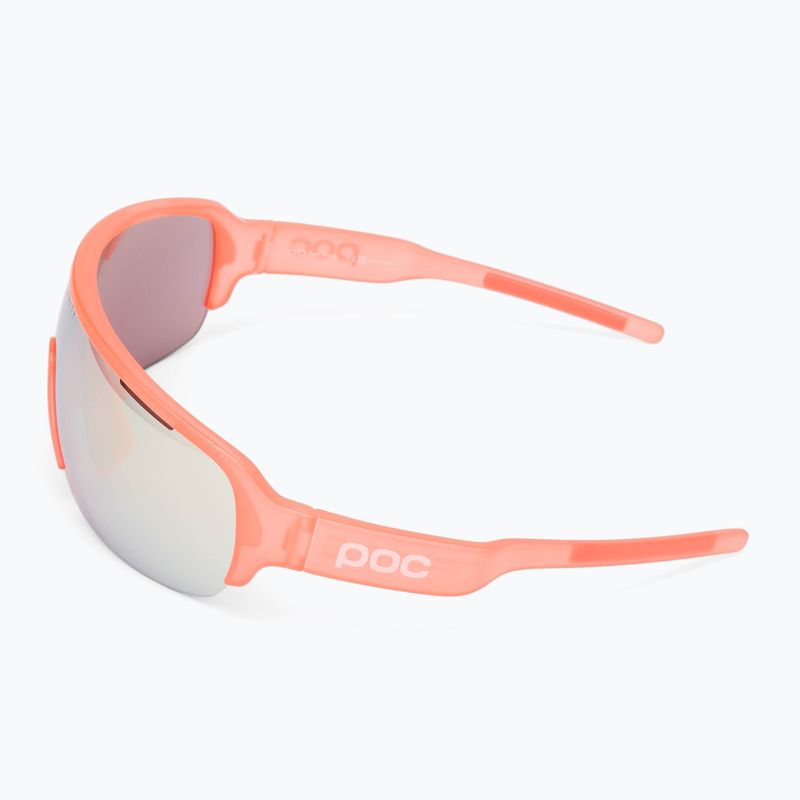 Occhiali da sole POC Do Half Blade arancione fluorescente traslucido 4