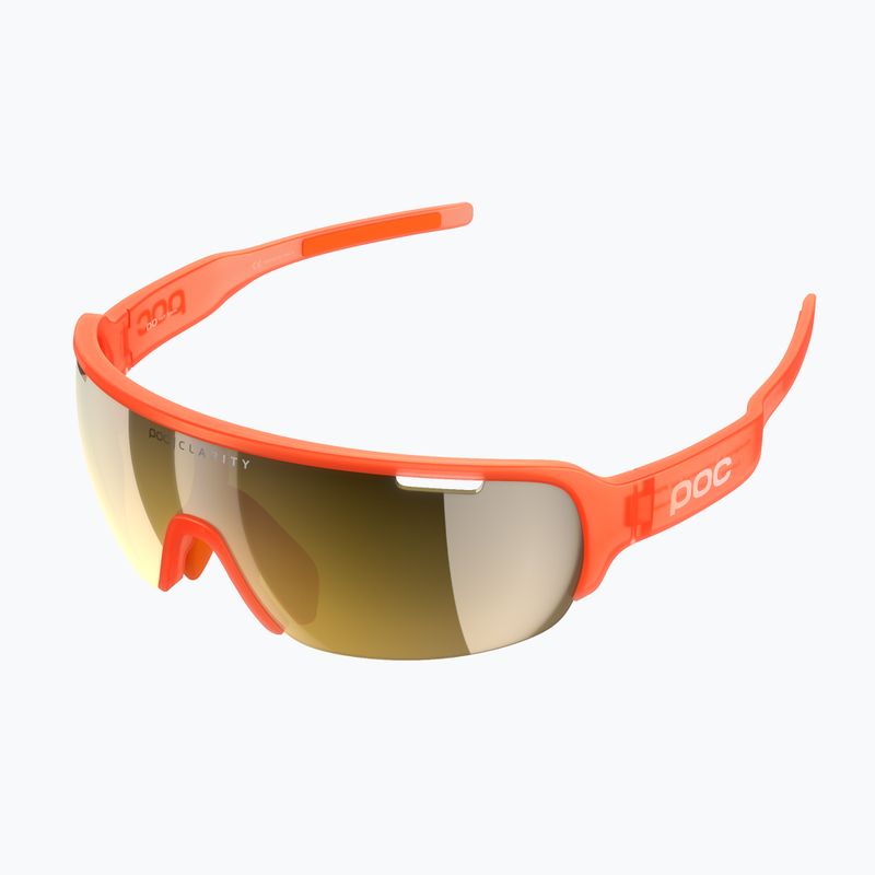 Occhiali da sole POC Do Half Blade arancione fluorescente traslucido 5