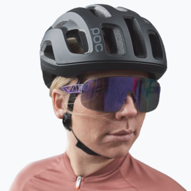 Occhiali da sole POC Elicit purple quartz translucent/clarity road silver 7