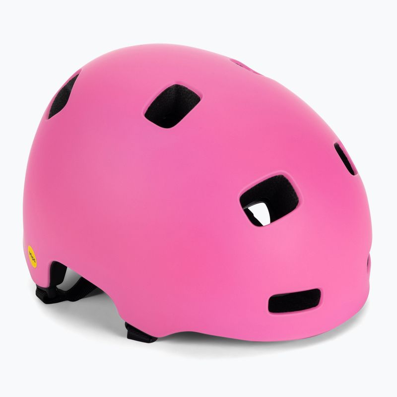 POC Crane MIPS casco da bicicletta rosa attinio opaco