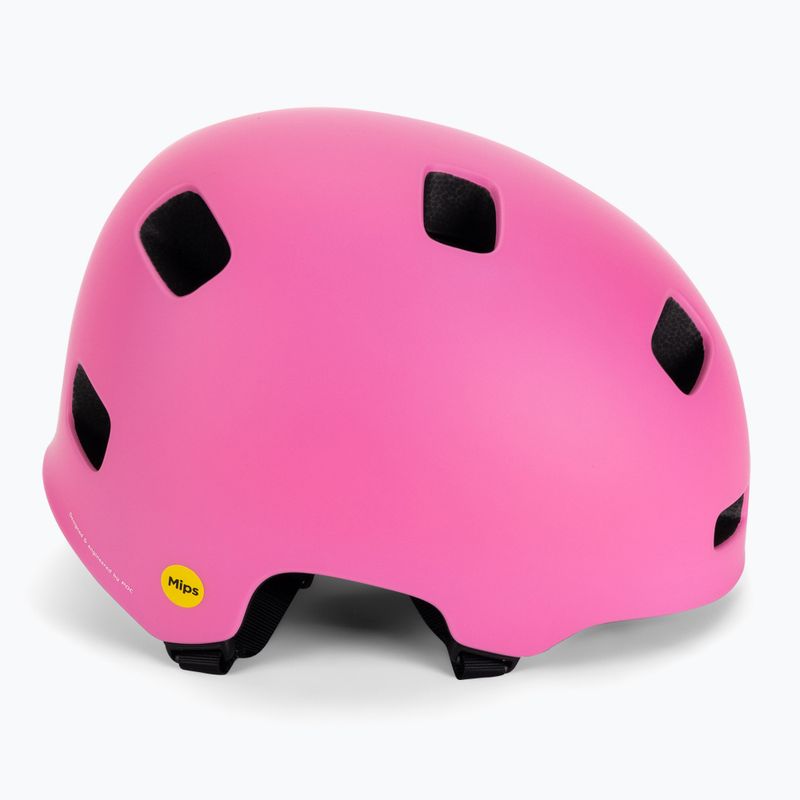 POC Crane MIPS casco da bicicletta rosa attinio opaco 3