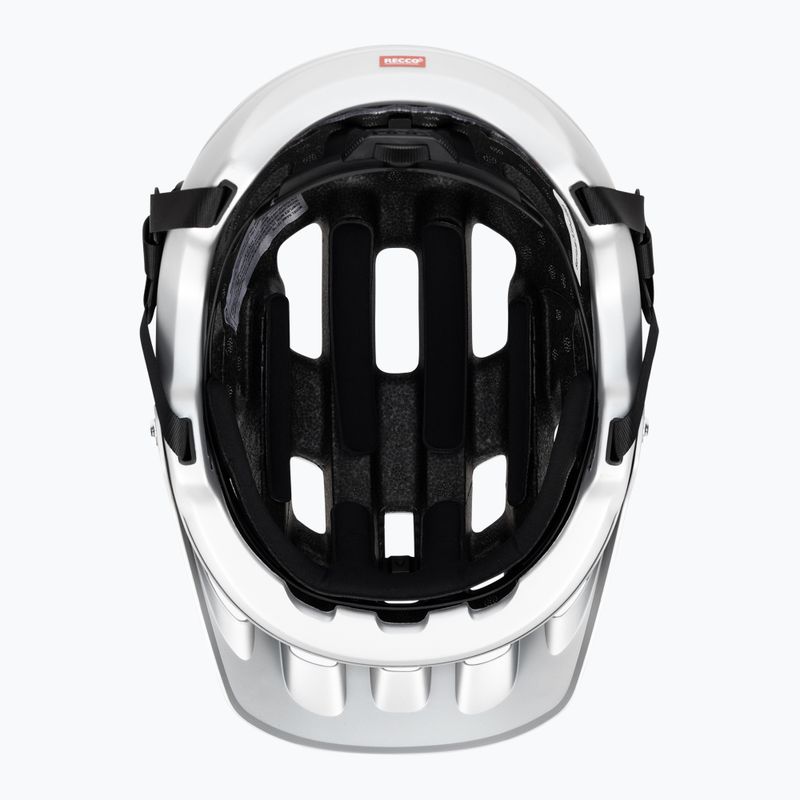 Casco da bici POC Tectal argentite argento opaco 5