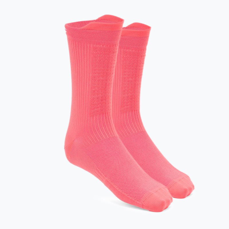 POC Lithe MTB Mid calze da ciclismo ammolite corallo