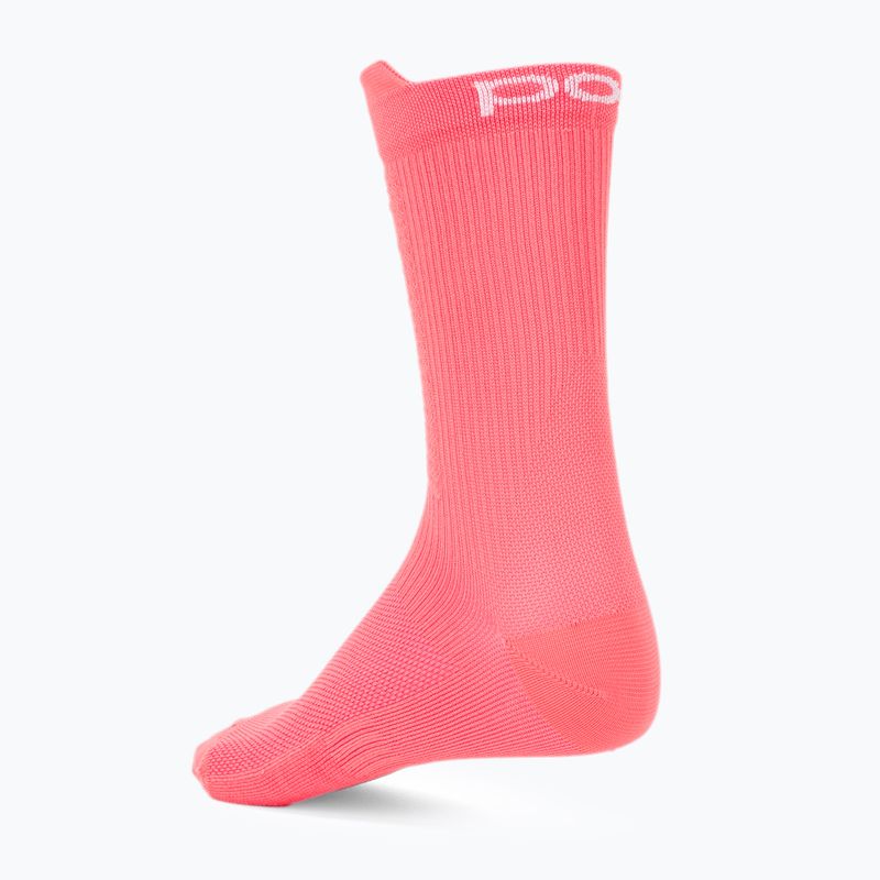 POC Lithe MTB Mid calze da ciclismo ammolite corallo 2