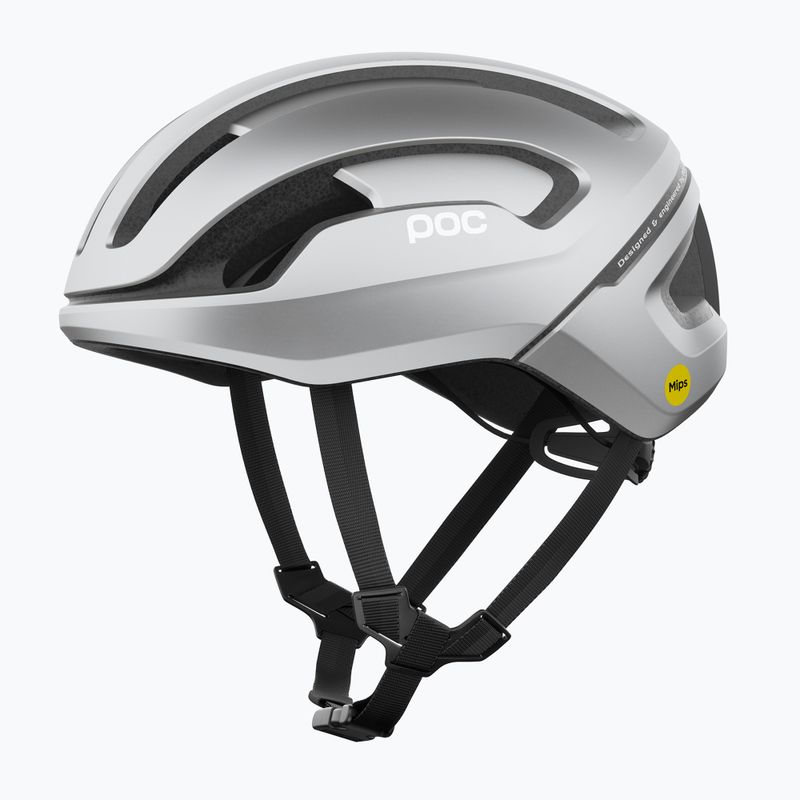 Casco da bici POC Omne Air MIPS argentite argento opaco 6