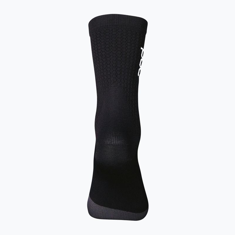 Calzini da ciclismo POC Flair Mid nero uranio/grigio silvestre 2