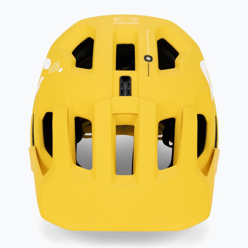 POC Kortal Race MIPS casco da bicicletta giallo avventurina opaco 2