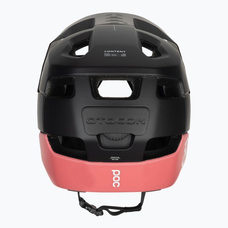 Casco da bici POC Otocon nero uranio/ammonite corallo opaco 3