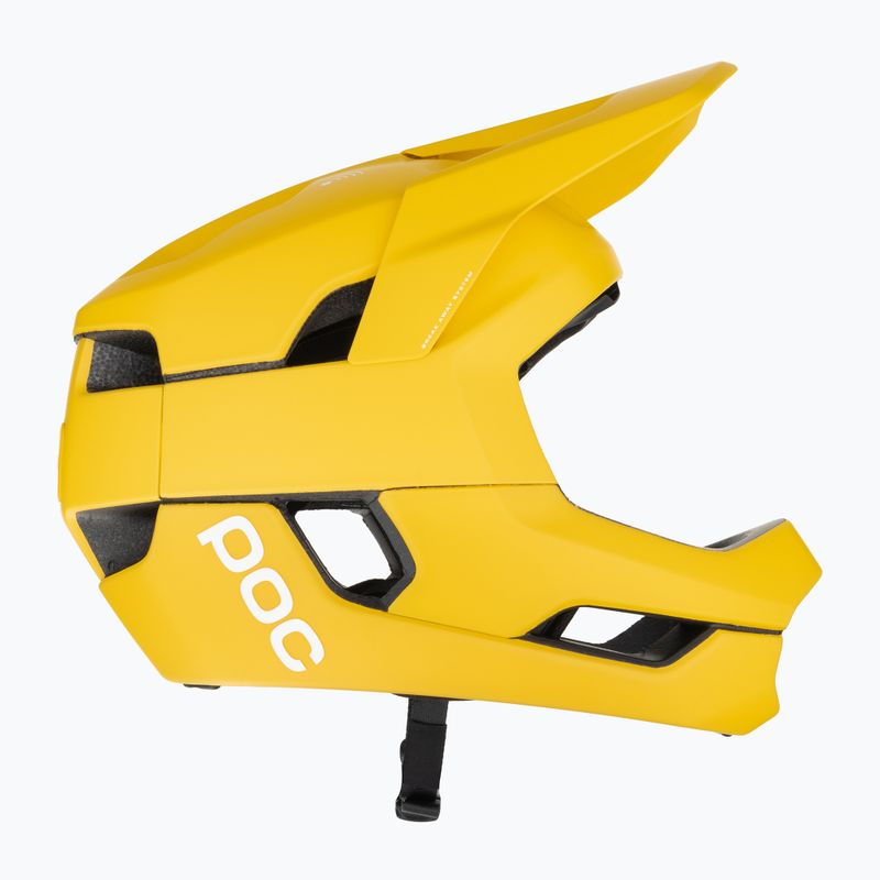 POC Otocon Race MIPS casco da bicicletta giallo avventurina opaco 4
