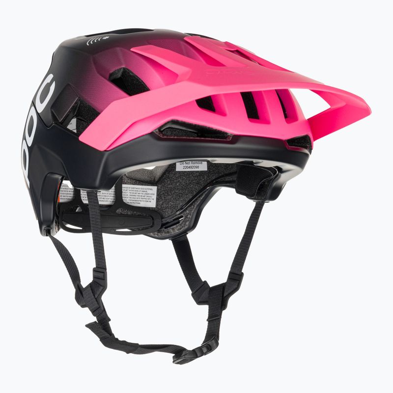 Casco da bici POC Kortal Race MIPS rosa fluo/nero uranio opaco