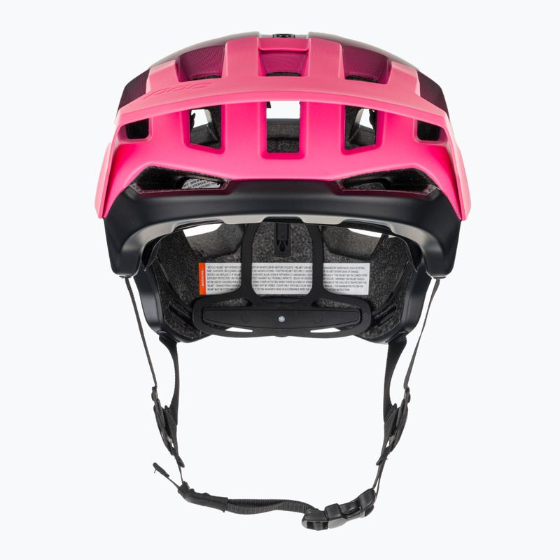 Casco da bici POC Kortal Race MIPS rosa fluo/nero uranio opaco 2