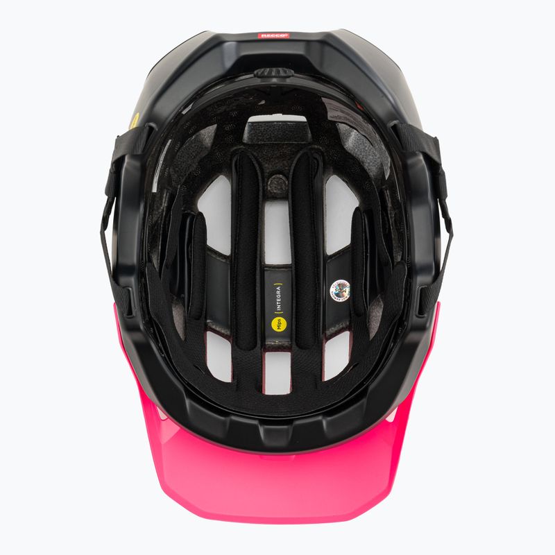 Casco da bici POC Kortal Race MIPS rosa fluo/nero uranio opaco 7