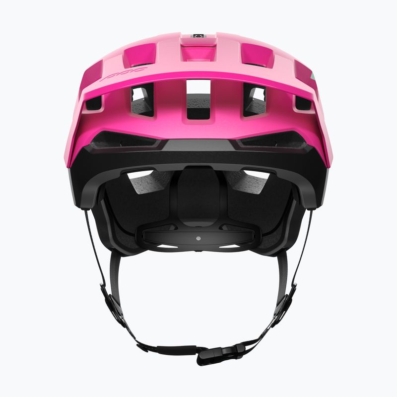 Casco da bici POC Kortal Race MIPS rosa fluo/nero uranio opaco 9