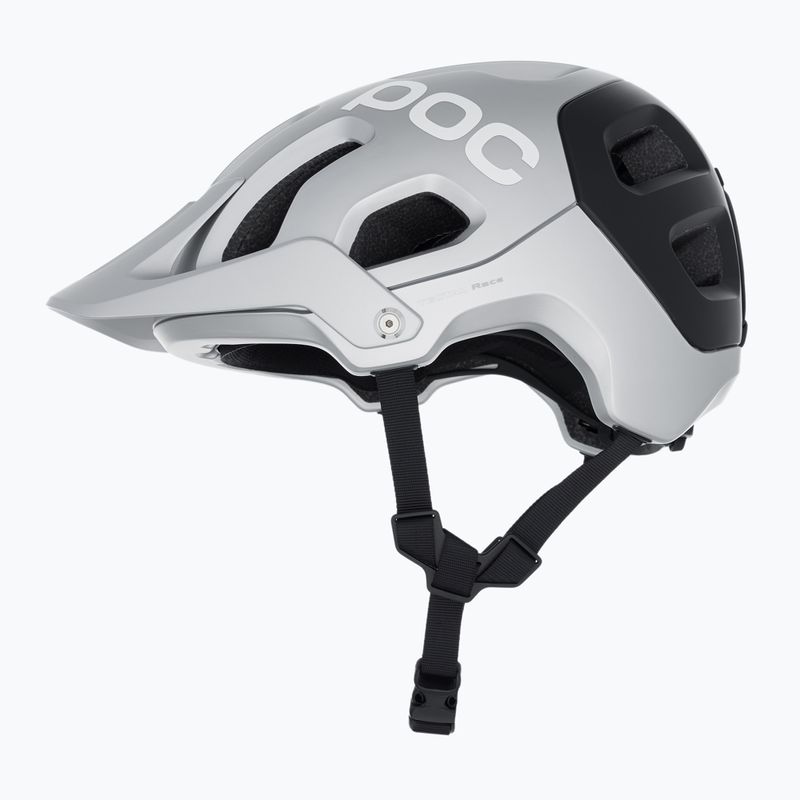 Casco MTB POC Tectal Race MIPS argentite argento/nero uranio opaco 5