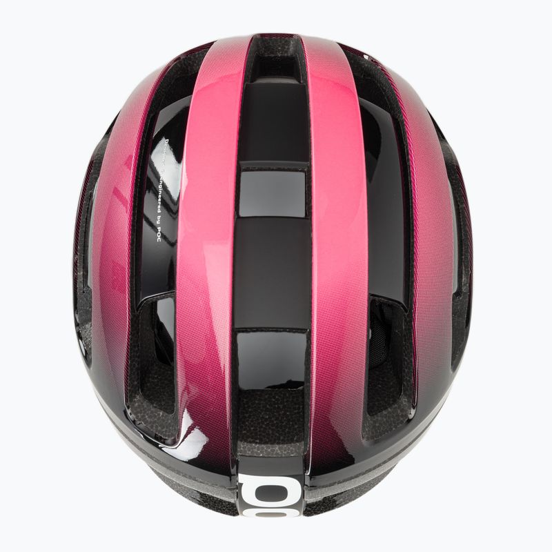 Casco da bici POC Omne Lite rosa fluorescente/nero uranio 6