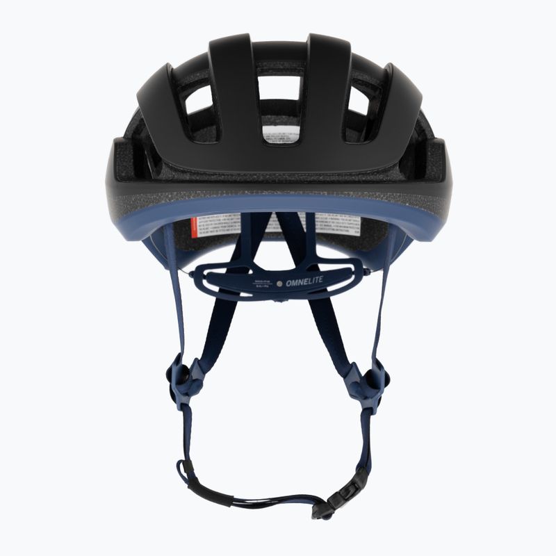 Casco da bici POC Omne Lite nero uranio/blu piombo opaco 2