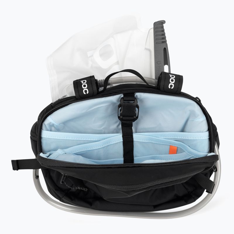 POC Hip Pack Hydro 4 nero uranio bicicletta rene 6