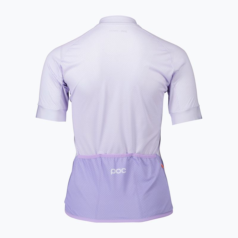 Maglia ciclismo donna POC Essential Road Logo viola ametista/quarzo viola 2