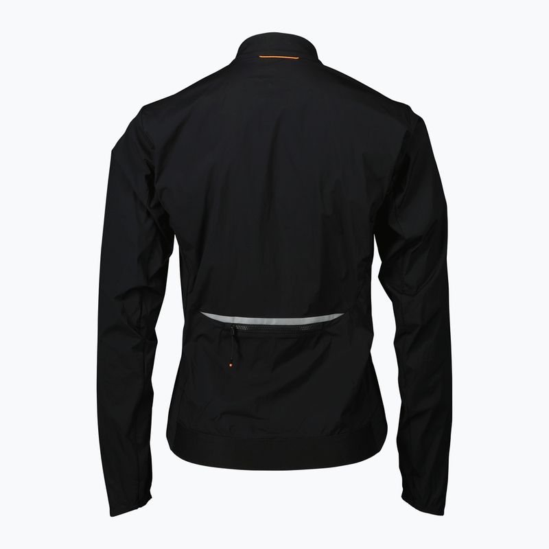 Giacca da ciclismo da donna POC Essential Splash nero uranio 2