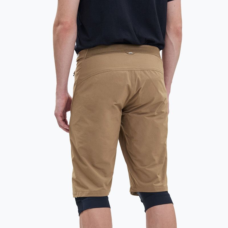 Pantaloncini da ciclismo POC Essential Enduro da uomo marrone diaspro 2