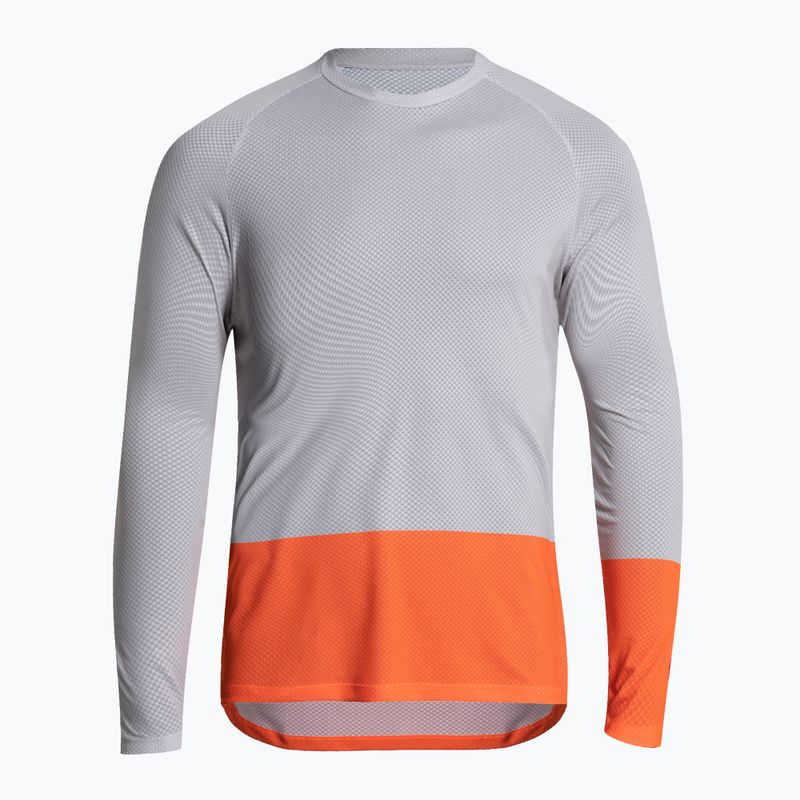 POC MTB Pure granite grey/zink orange cycling longsleeve da uomo 3