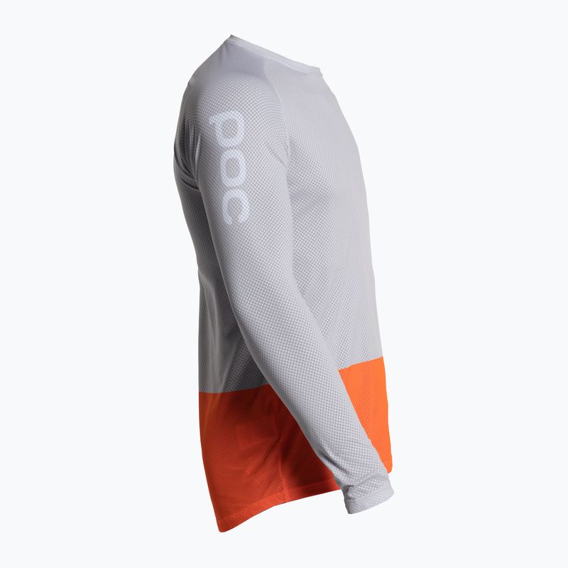 POC MTB Pure granite grey/zink orange cycling longsleeve da uomo 5