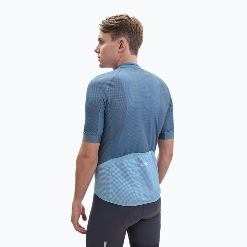 Maglia ciclismo POC Essential Road Logo uomo blu calcite/blu minerale 2