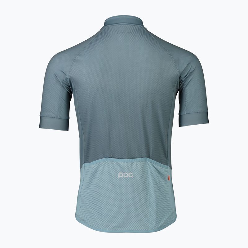 Maglia ciclismo POC Essential Road Logo uomo blu calcite/blu minerale 5