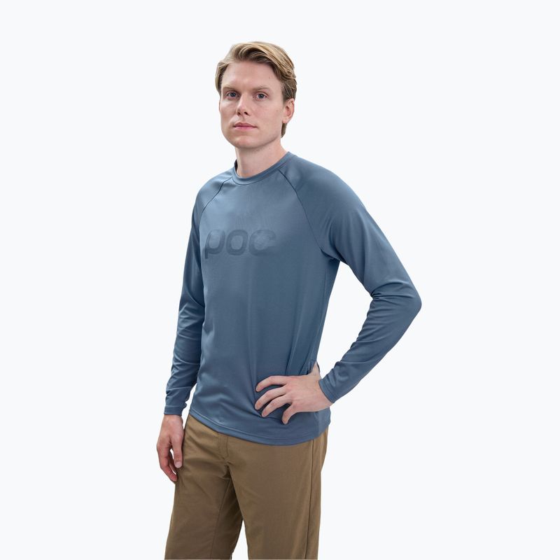 Maglia ciclismo uomo manica lunga POC Reform Enduro blu calcite