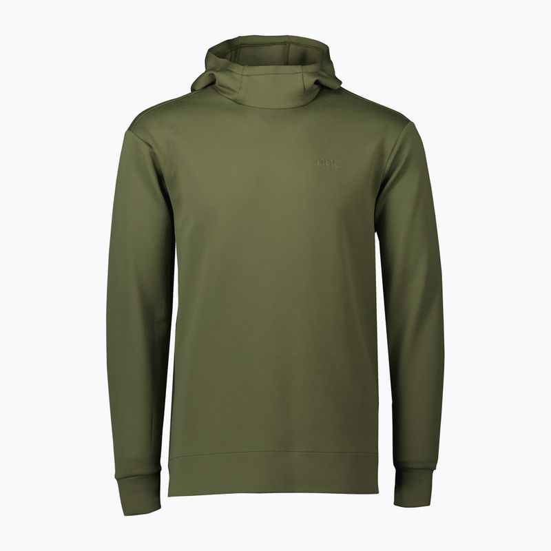 Felpa da trekking da uomo POC Poise Hoodie verde epidoto 4