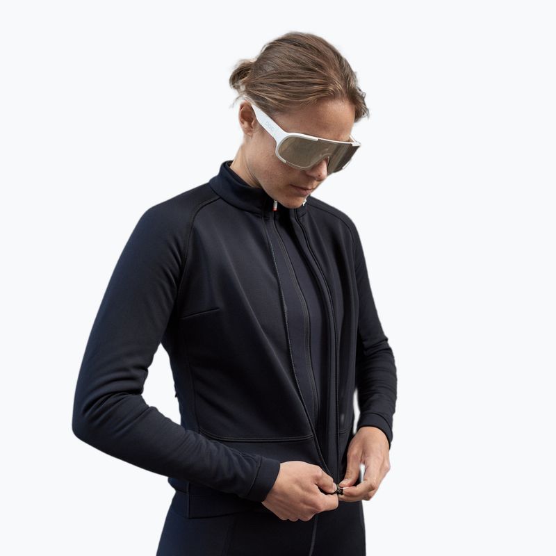 Giacca da ciclismo da donna POC Thermal nero uranio 2