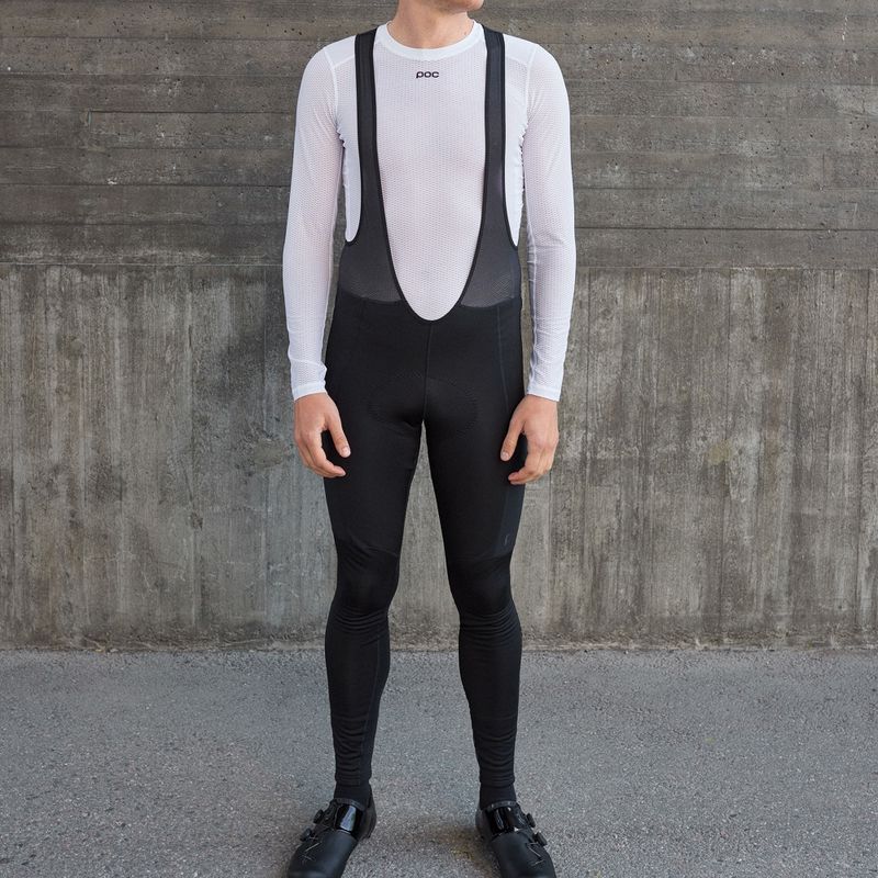 Pantaloni da ciclismo da uomo POC Thermal Cargo Tights nero uranio 6