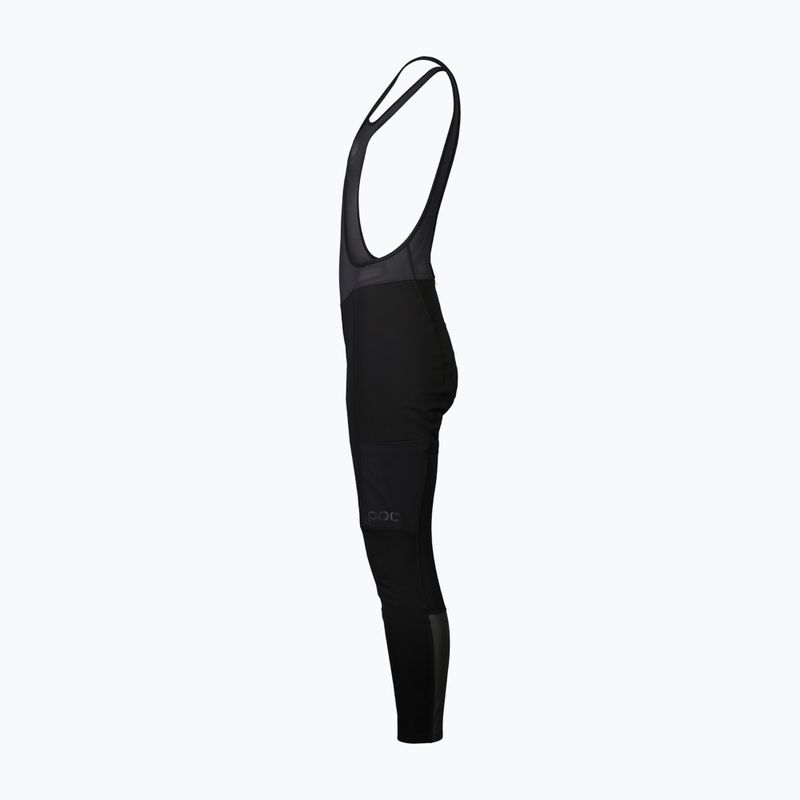 Pantaloni da ciclismo da donna POC Thermal Cargo Tights nero uranio 4