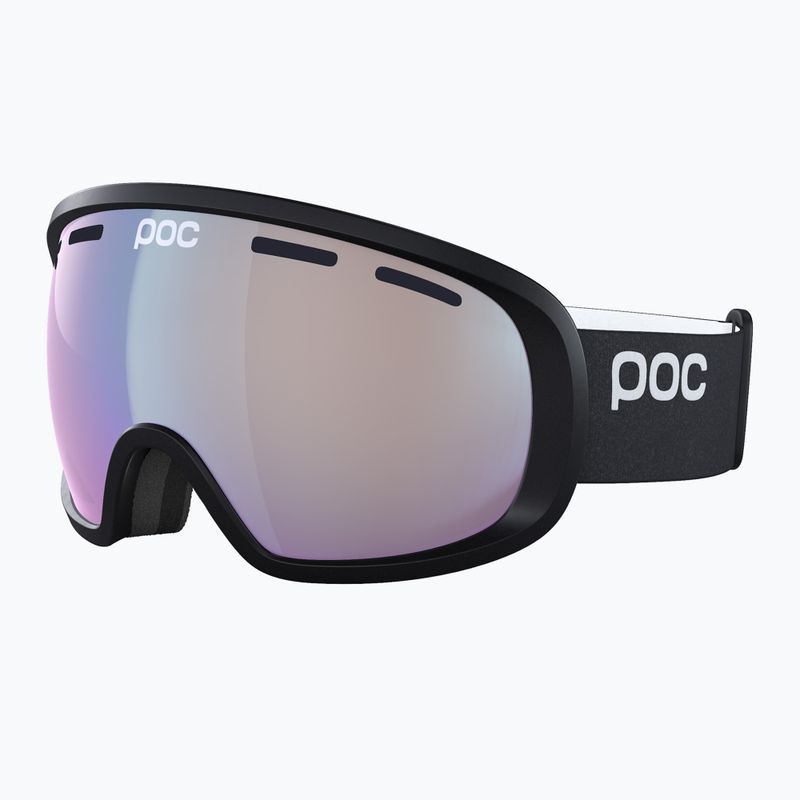 POC Fovea Clarity Photochromic nero uranio/clarity photo rosa chiaro/blu cielo occhiali da sci 6