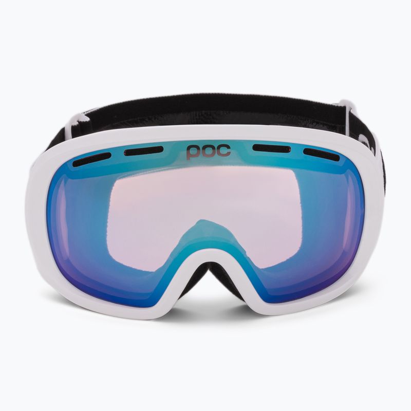 POC Fovea Mid Clarity Photochromic hydrogen white/clarity photo light pink/sky blue occhiali da sci 2