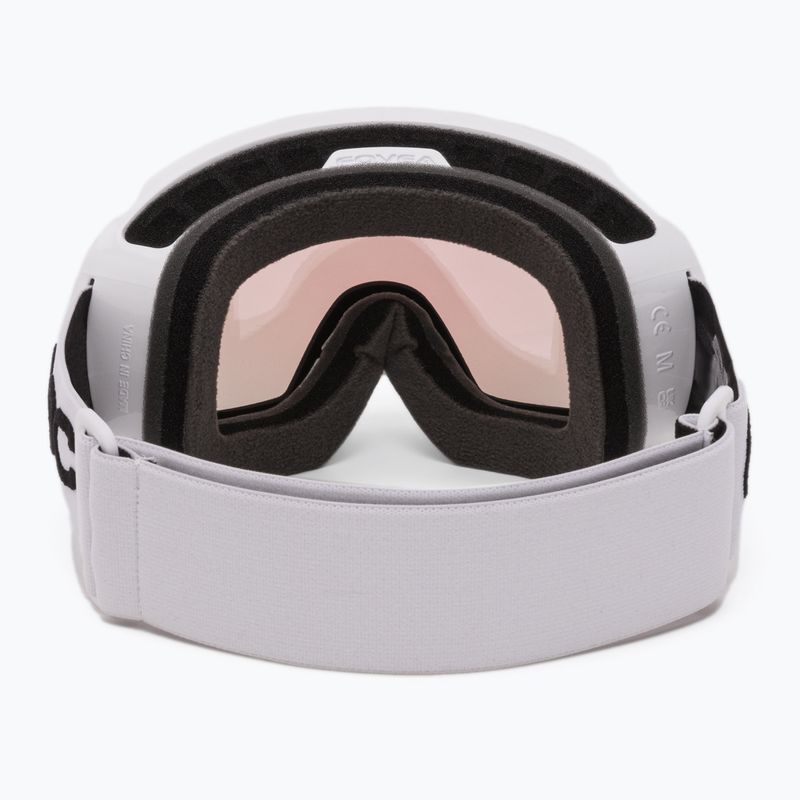 POC Fovea Mid Clarity Photochromic hydrogen white/clarity photo light pink/sky blue occhiali da sci 3