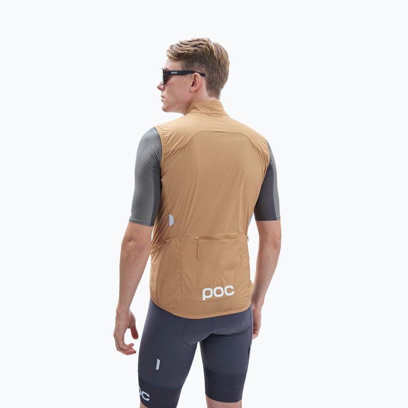 POC Pro Thermal gilet da ciclismo marrone aragonite 2