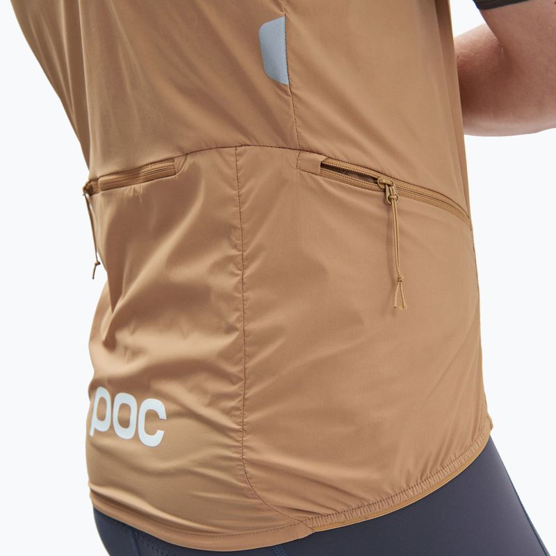 POC Pro Thermal gilet da ciclismo marrone aragonite 5