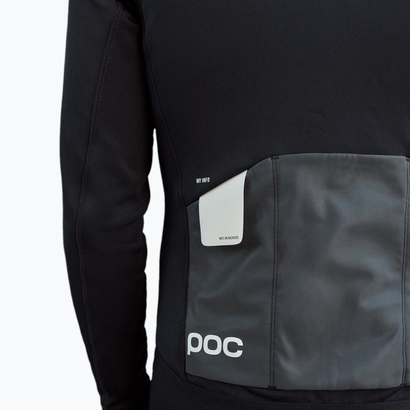 Giacca da ciclismo da uomo POC Thermal nero uranio 7