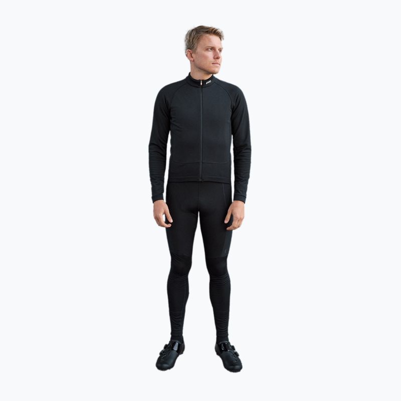 Giacca da ciclismo da uomo POC Thermal nero uranio 8