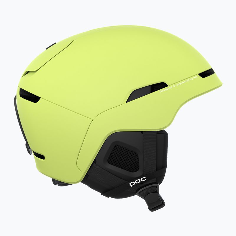 Casco da sci POC Obex MIPS limone calcite opaco 10