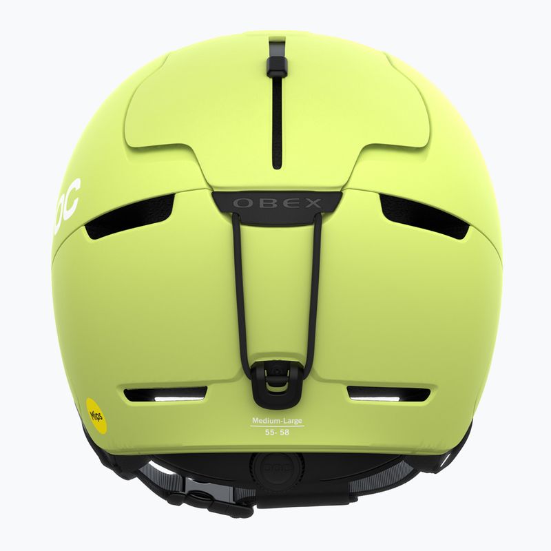 Casco da sci POC Obex MIPS limone calcite opaco 11
