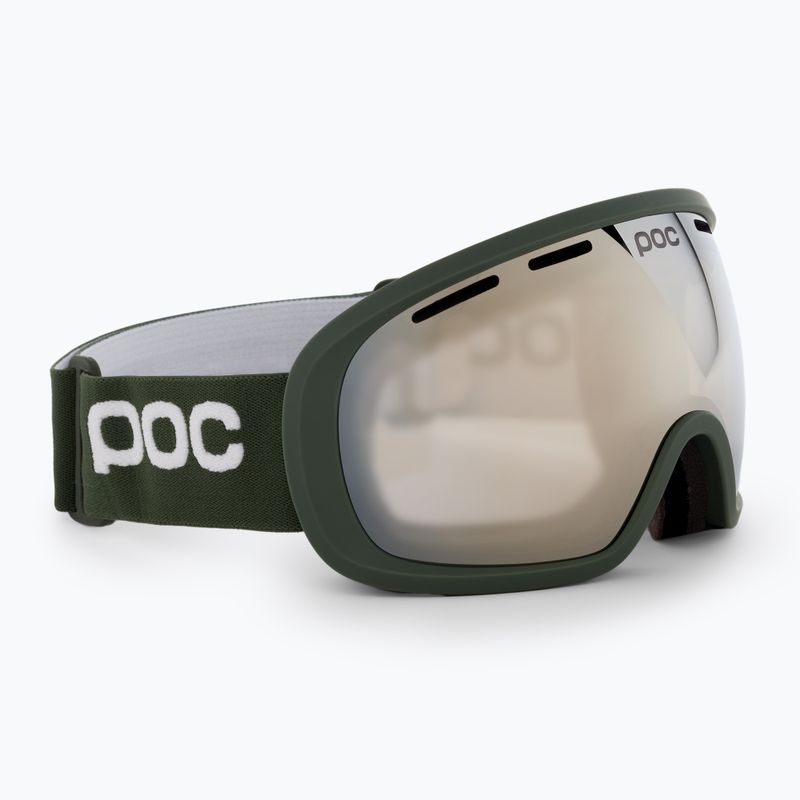 Occhiali da sci POC Fovea Clarity epidote green/clarity define/spektris ivory