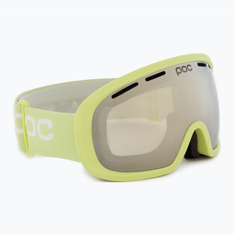 Occhiali da sci POC Fovea Mid Clarity lemon calcite/clarity define/spektris silver