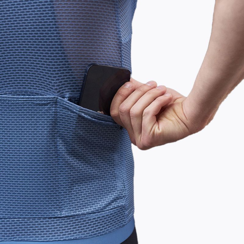 Maglia da ciclismo POC Air da uomo blu calcite/turmaline navy 6