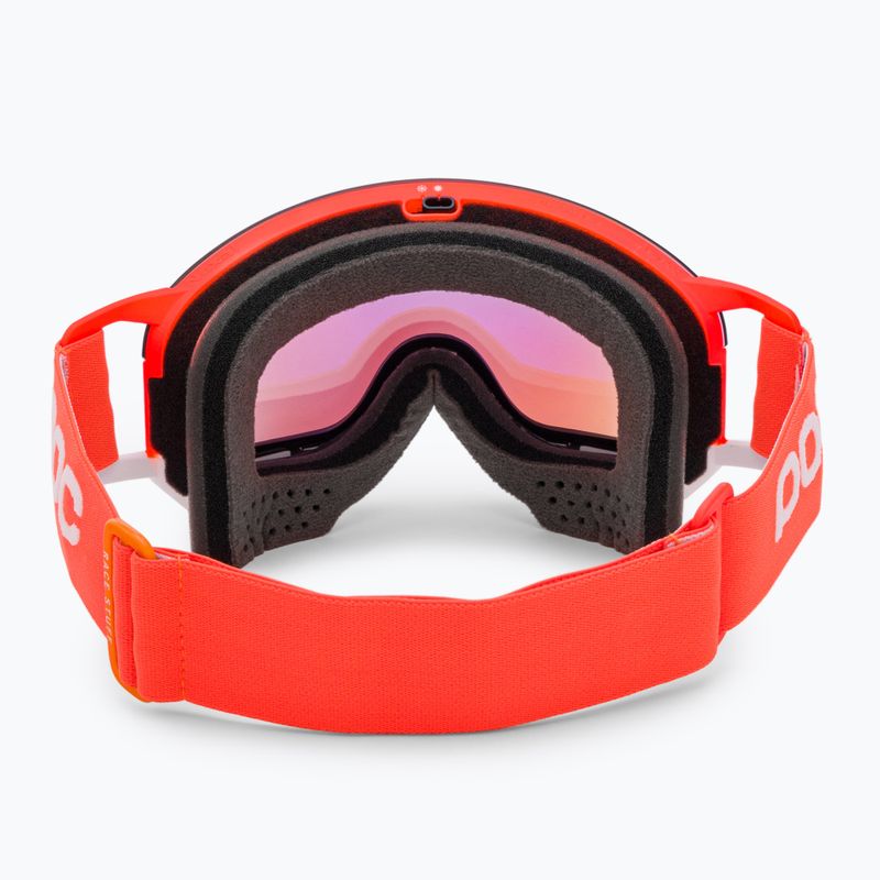 Occhiali da sci POC Nexal Clarity Comp arancione fluorescente/bianco idrogeno/blu spectris 4