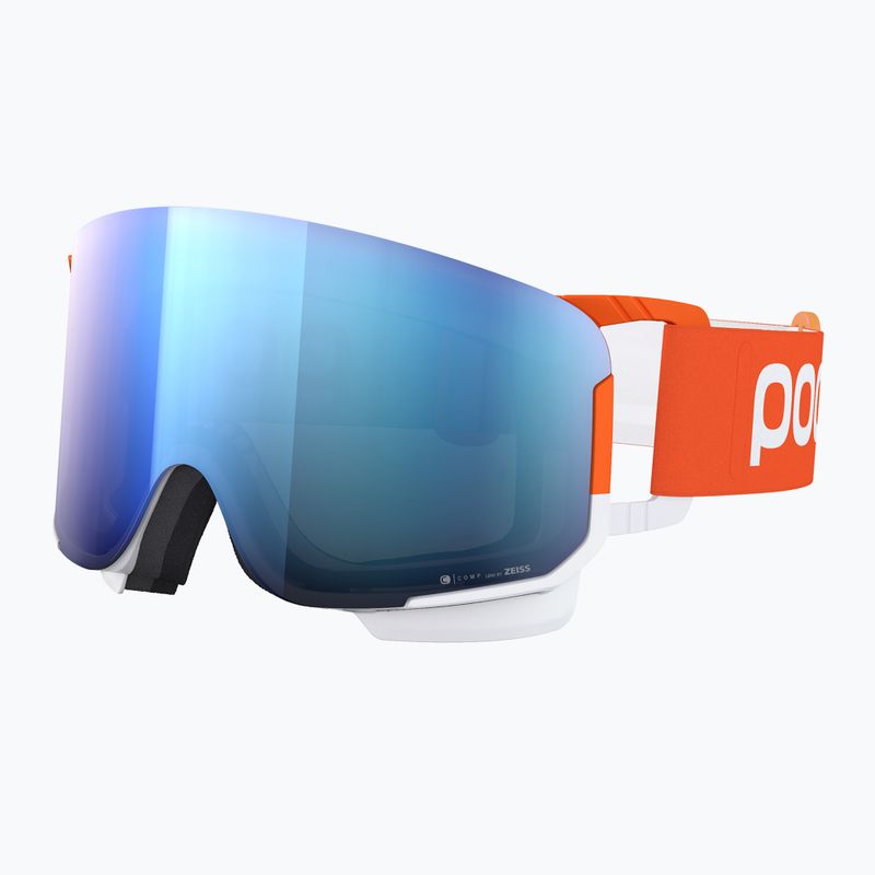 Occhiali da sci POC Nexal Clarity Comp arancione fluorescente/bianco idrogeno/blu spectris 8